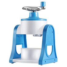 1 Piece Shaved Ice Maker for Home, Small Manual Ice Breaker, Summer Hand Shake Ice and Hail Ice Breaker, Ice Breaker, Ice Maker Blue