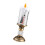 Christmas Snow Globe Lamp Dynamic Snow Effect-snowman candle 1