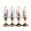 Christmas Snow Globe Lamp Dynamic Snow Effect-snowman candle 6