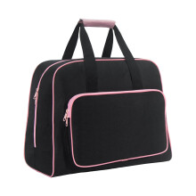 Strong Oxford Fabric Sewing Machine Storage Bag-black red