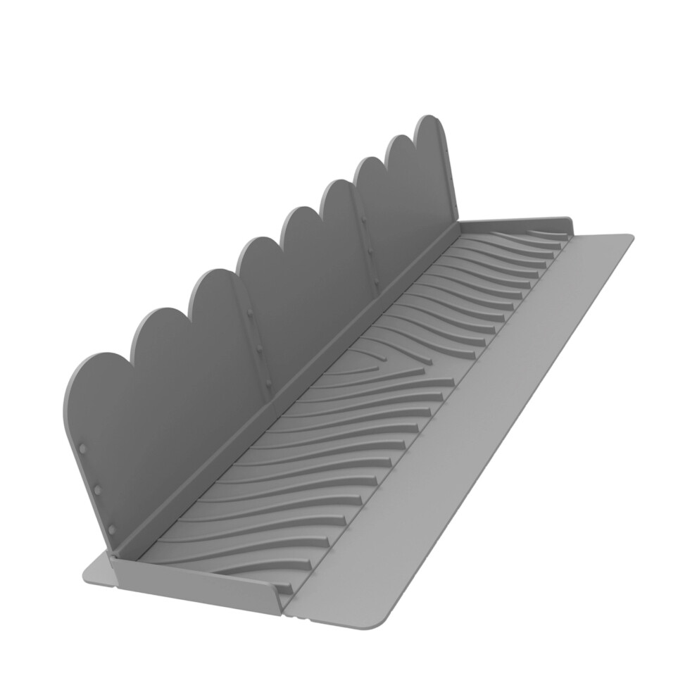 Customizable Sink Edges Splashes Silicone Water Barrier-Gray 7704000653954