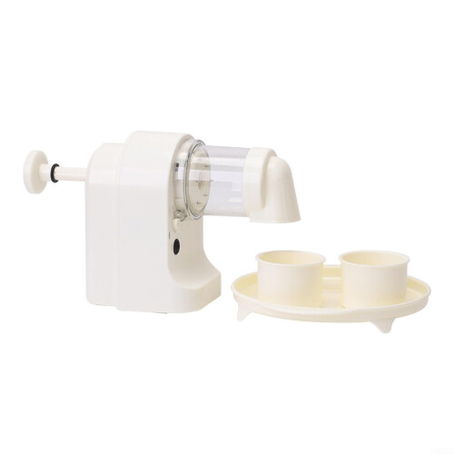 Rechargeable Shaving Ice Machine, Removable Ice Bucket for Easy Cleaning