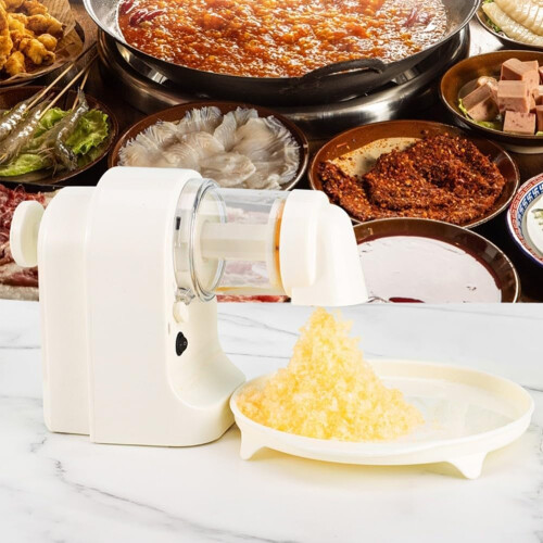 Rechargeable Shaving Ice Machine, Removable Ice Bucket for Easy Cleaning 1
