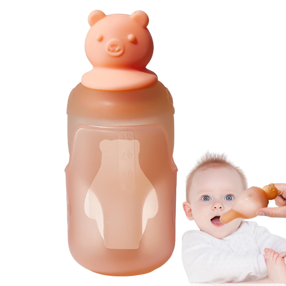 Pink Medicine Dropper For Babies, Liquid Medicine Dispenser, Silicone Formula Feeder, Nipple Type, Pacifier, Temperatureresistant Dropper Function,
