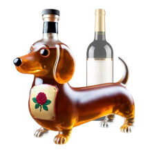 Spirituosenflaschen, Dackel Hund Form, Schnapsflaschen, Dekorative Tierstatue, Weinbehälter, Transparenter Dekanter Fr Geburtstag