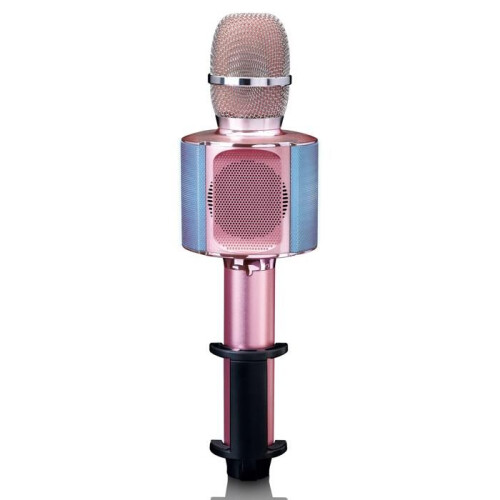 Bluetooth-karaokemikrofoni kaiuttimella ja LED-valoilla 2