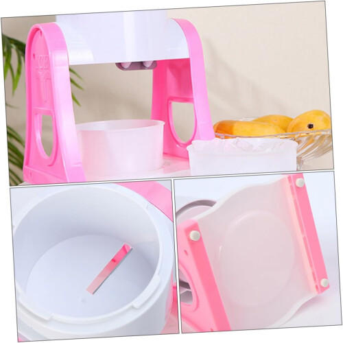 Ice Maker Mini Food Processor Hand Crank Ice Cream Cup Tool for Ice Chopping 2