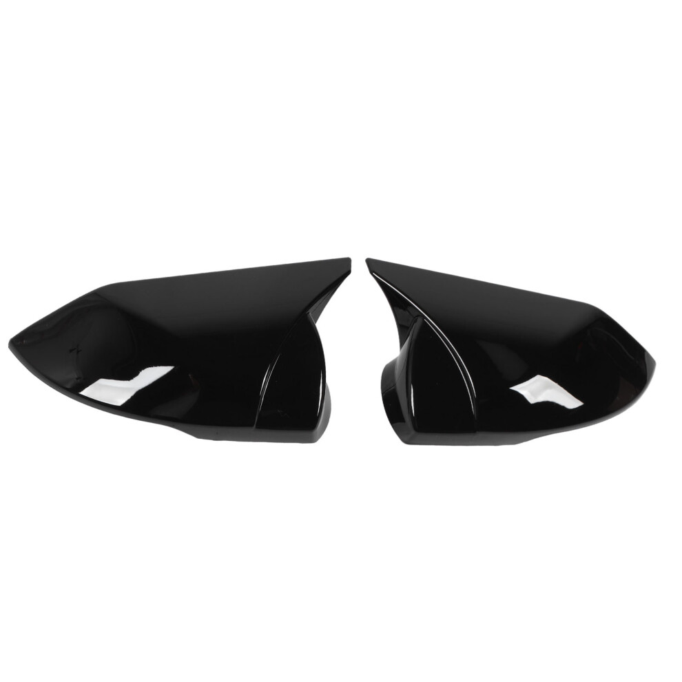 1 Paar Rã¼Ckspiegelkappe, Schwarz Glã¤Nzend, 8349283364419