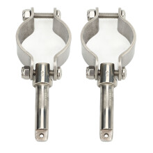 Upínací socket pro veslo Oarlock4Marine Vessels, Nastavitelné rohy vesla s leštěnou povrchovou úpravou, Držák pádla odolný proti ponoření