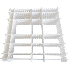 Effortless Closet Separator, Diy Drawer Organizer, Plastic Drawer Dividers, Premium Quality Closet Organizer Promoting Sturdy and Durable Storage Solu
