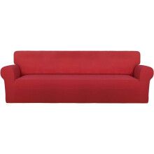 Capa protetora de elastano para sofá de dois lugares, capa macia antiderrapante para sofá, protetor de móveis com base elástica, âncoras de