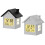 Modern Plastic Alarm Clock For Bedrooms Accurate Time-White 3