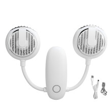 Ventilador de cuello portátil con aromaterapia, que combina frescura y brisa perfumada para una experiencia inolvidable, ideal para uso diario y