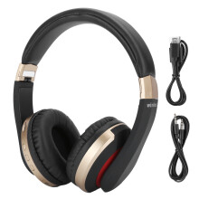 Trådlösa Bluetooth-hörlurar, vikbar och töjbar design, fullständiga mediekontroller, högupplösta element, dämpad komfort för oändlig