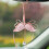 Practical Angel Wing Auto Decors Sculpture-Single sided black w 5