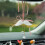 Practical Angel Wing Auto Decors Sculpture-Single sided black w 6