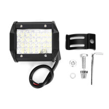 Flood Beam LED-lichtbalk met verstelbare montagebeugel, energiezuinige LED-rijverlichting met warmteafvoer, geschikt voor 4 vrachtwagens, boten en