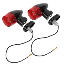 LED-Blinker vorne und hinten, robuste Motorradblinker mit hoher Lichtausbeute, universell passend, Motorradzubehör aus Billet-Aluminium