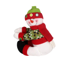 Herbruikbare stoffen kerstboomtoppers met kerstmotieven en-A