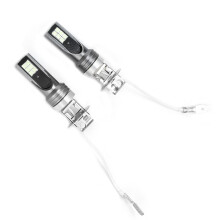 H3LED mistlamp 6500K wit, brede stralingshoek, CSP-chip, dagrijverlichting, veiligere rijervaring, aluminiumlegering, plug-and-play.