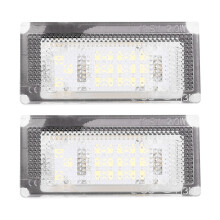 Luz de placa de LED para carro, substituição direta, aparência moderna, conjunto de lâmpadas super brilhantes para BMW Série 3 E46 com