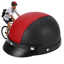 Cycling Helmets for Men, Breathable Hard Head Gear for Riding black red