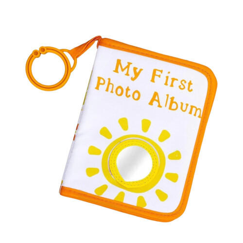 Cute Sun Pattern Baby Memory Photo Book with Mirror and