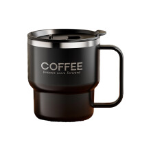 Practical 304 Nonrust Steel Tumblers Cup Sweat proof-Black