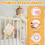 Cute Sun Pattern Baby Memory Photo Book with Mirror and 4