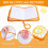 Cute Sun Pattern Baby Memory Photo Book with Mirror and 6