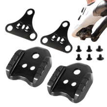Road Bike Shoe Cleat Adapter, SPD Adapter with 3 Holes, Metal Conversion