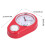 Red Kitchen Timer Wall Clock 9 Inch Quartz Silent Multifunction & Precise Time 2