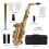 Eb-Altsaxophon, Messing, lackiert, Gold, 4