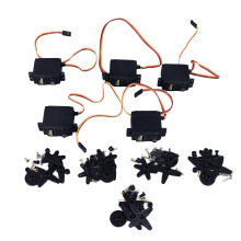 5 Sätze 55G Servomotor und Arme 180-Grad-Winkel