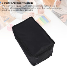 Cajon-Tasche, Oxford-Stoff, wasserdicht,