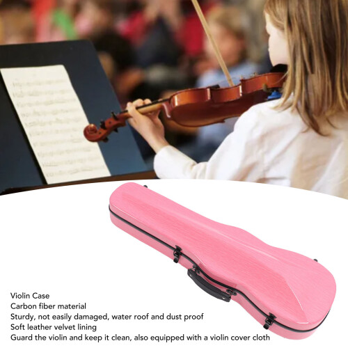 4/4 Violinenkoffer, Roseate Carbonfaser, leicht,