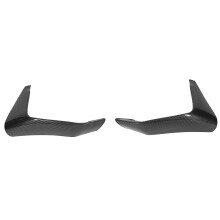 Ailerons latéraux pour BMW M3/M4, grille de pare-chocs avant avec enjoliveur de feux antibrouillard aspect fibre de carbone, en plastique ABS