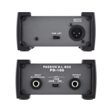 2 Kanäle Passive DI-Box-Einheit Brummunterdrücker
