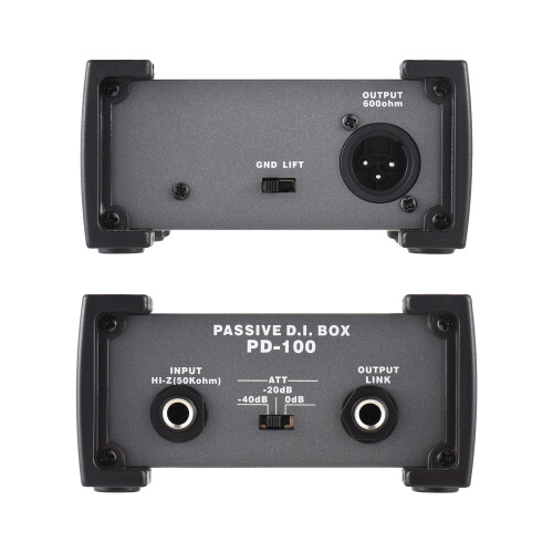 2 Kanäle Passive DI-Box-Einheit Brummunterdrücker
