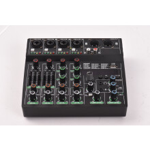 Audiomixer, 6-Kanal-Mischpult mit 256 Effekten, 48