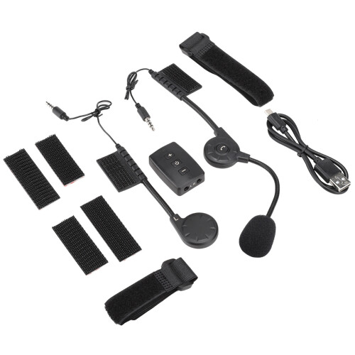 Versatile Bluetooth Motorcycle Headset, Designed For Seamless Integration With Various Helmets, Offering Crystal Clear Communication And Rainproof Dur
