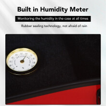 Aufbewahrungskoffer für 4/4-Geige mit Hygrometer,