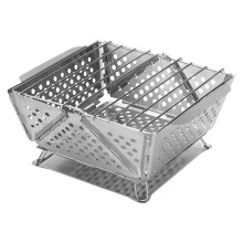 BBQ Grill Portable Stainless Steel Grill for Camping Foldable Multipurpose Grill