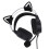 Schwarzes Gaming-Headset mit 7