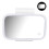 Touch Control Car Vanity Mirror USB Rechargeable Three Light Modes Dimmable LED Lights Smart Touch Control Design Built In Lithium Battery Compact 2