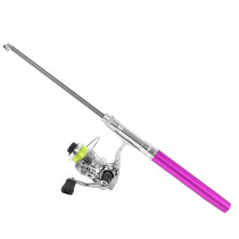 Tragbare Mini-Stiftform Angelrute Pole Tasche