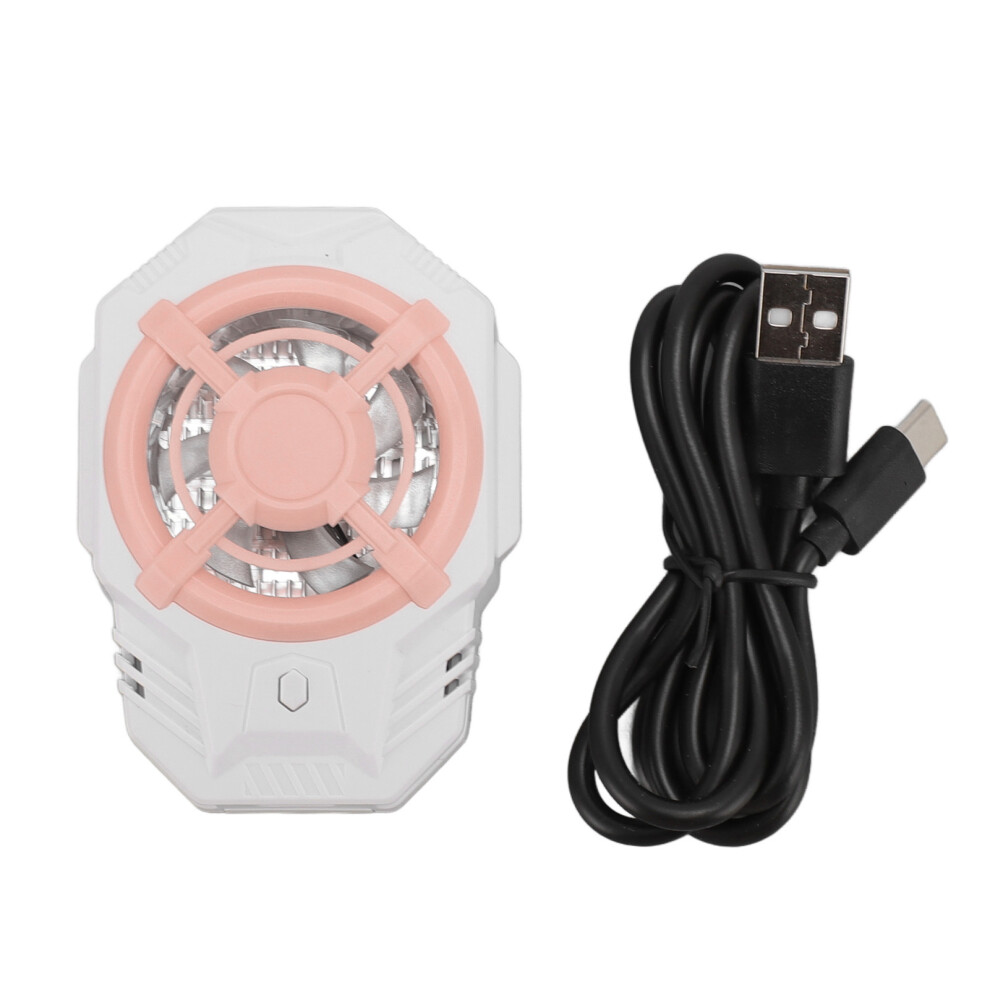 Phone Cooler For Mobile Gaming, Rapid Refrigeration With Dual Semi Conductor Cooling Chip Super Silent Phone Radiator Compatible With Most Smartphones 9486358083390