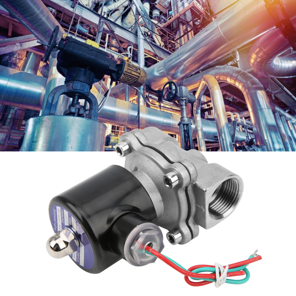 3/4 Zoll elektrisches Magnetventil 304 Edelstahl