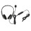 Fone de ouvido HD para comunicação de voz com arco retrátil e microfone giratório, compatível com Skype, Webinars e Call Center. 1