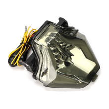Conjunto de lanternas traseiras de LED integradas para motocicleta, design três em um, alto brilho, baixo consumo de energia, carcaça durável e
